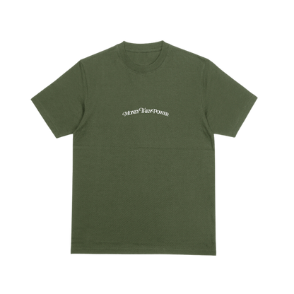 LIFE'S GOOD WITH MONEY & FRIENDS (MILITARY GREEN / WHITE)